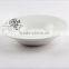 Porcelain pasta plate,porcelain round deep plate,white porcelain soup plate