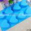 6 Cavity Heart Shape Silicone Cake Mould Muffin Cup Soap Mould Chocolate Mould Baking Tray