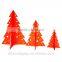 acrylic christmas mini christmas tree, spiral christmas tree