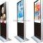 Multi tasking Advertising 65inch Video Player floor standing kiosk touch screen