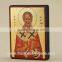 Greek & Russian Orthodox Wooden Icon. St. Nicolas. Big size