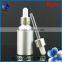 High quality essential oil 30ml aluminum bottle with childproof cap e liquid aluminum dropper
