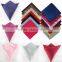 Custom Wholesale 100% Polyester 100% Silk Head Kerchief pocket squares for men