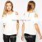 Best seller short sleeve polyester shirt blouse women ladies