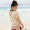 Women New Hollow Crochet Bikini Swimwear Cover Up Beach Top Blouse Dress