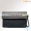 Gradually changing color leather for clutch hand bag