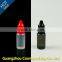 15ml PE plastic e-liquid dropper bottle with tamper evident cap,e-cig dropper bottle