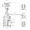 Electrically actuated wedge gate valves for sewage use