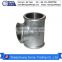 British Standard Malleable Cast Iron 130 Tee Factory Supply