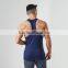 Gym vest blank singlets gym mens stringer tank top wholesale