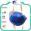 High quality latest stylish microfiber blue everyday tote bags with side pockets