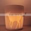 Lovely Animal Pattern Mugs shape ceramic candle holder for christmas Christmas decoration                        
                                                Quality Choice
