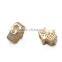 New Arrival 10mm Matte Gold Plated Various Symbols Fittings Bracelet Alphabet Charm Jewelry Pendant