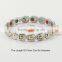 Bio Energy Bracelet With Silver-gold Magnetic Watch Strap