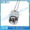 Blank mirror finishing print logo aluminum dog tag