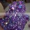 bright polychrome pyramid crystal cluster
