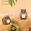 Owl resin crafts led solar light