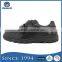 High Quality Comfortable Black Kids School Training Shoes with No Lace