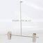 Metal Pantsuit Hanger with Long Pole Clips, Baby Bodysuit Pants Skirt Hanger