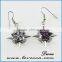 Top quality fashion women silver setting jewelry new quartz druzy earrings for sale