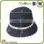 Wholesale Black Cotton Custom Design Cheap Bucket Hat With Lining
