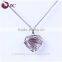 fashion women heart perfume essential oil necklace diffuser locket