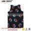 Round Neck Custom Wholesale Printing Mens Tank Top