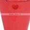 Red hanging Candle Holder lantern with heat design