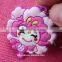 Popular soft gifts PVC rubber keychain