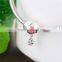 S165 Globalwin Diy Jewelry 925 Sterling Silver Heart Charms For Bracelets
