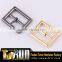 New design custom metal buckles for bags handbag buckles