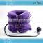 Factory price three layers full flannel inflatable cervical collar adjustable neck brace for neck support