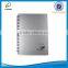 A5 office supply hardcover spiral journal notebook with silver foil stamping