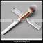 JDK Novelty Flame Shaped Cosmetic brush make up tool Fluffy Nylon Facial gold makeup brush