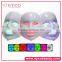home use red led light device Factory offer price led face mask with red,blue,green,yellow led light therapy facial mask