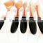 2017 Hot Sale 10pcs Cosmetic Brush Foundation Oval Makeup Brush Set