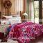 Flowers Design Printed Flannel Blanket