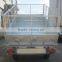 Hot Dipped Galvanized Hydraulic Tipper Box Trailer with 600mm Cage