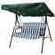 vivinature Outdoor Garden Patio Covered Swing with Frame, Sand