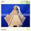 handmade oem diy paulownia wood cage nest birdhouses