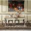 Unique Design Modern Stylish Rectangular Dinning Table With Stainless Steel Leg AH105