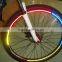Bike Fluorescent Sticker Bicycle Reflective Stickers Cycling Wheel Rim Reflective Strap Sticker On The Bike Decal Accessories
