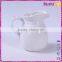 High quality custom white glaze ceramic water jug