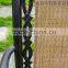 outdoor cast aluminum chair in metal material with sling fabric general in bar and garden use