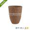 plastic flower pot planter/UV protective wooden type plastic flower pot for home garden decoration