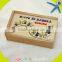 Wholesale intelligent wooden domino bricks toy interesting toddler wooden domino bricks toy bring fun W15A011A