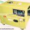 188FA/5.5kw air-cooled sound proof diesel generator with electric start system