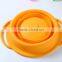 Collapsible silicone bowls hot selling microwave safe silicone bowls for kids