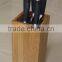 5-pcs Universal Knife block set, bamboo frame,