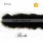 Fancy design black feather decorations dyed feather scarf